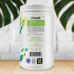 Xtravit Pre Workout Fruit Punch mixed in water for refreshing energy