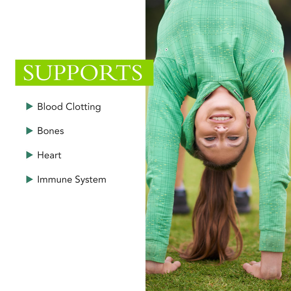Xtravit Vitamin K USA-made seal underscores clean production standards.