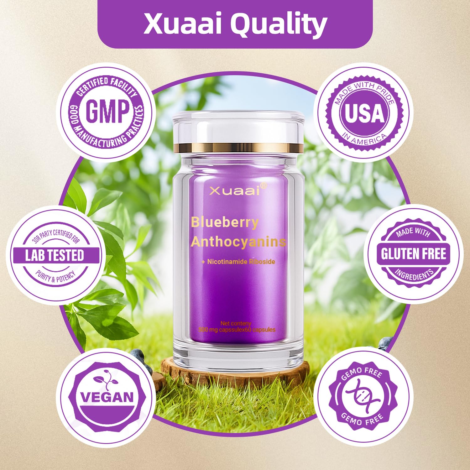 Xuaai Antioxidant blend supports cellular health and clarity