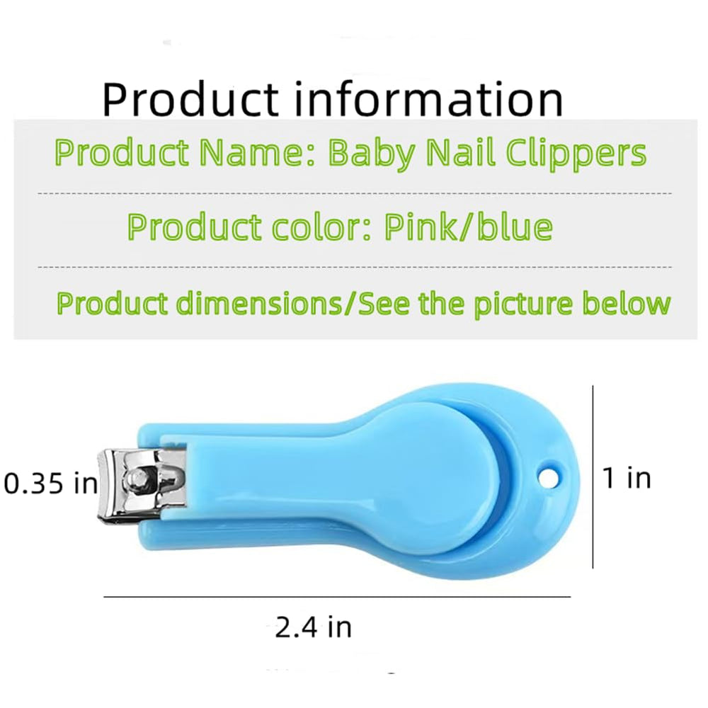 XUJINCN two-pack of baby nail clippers keeps one at home and one in your bag.