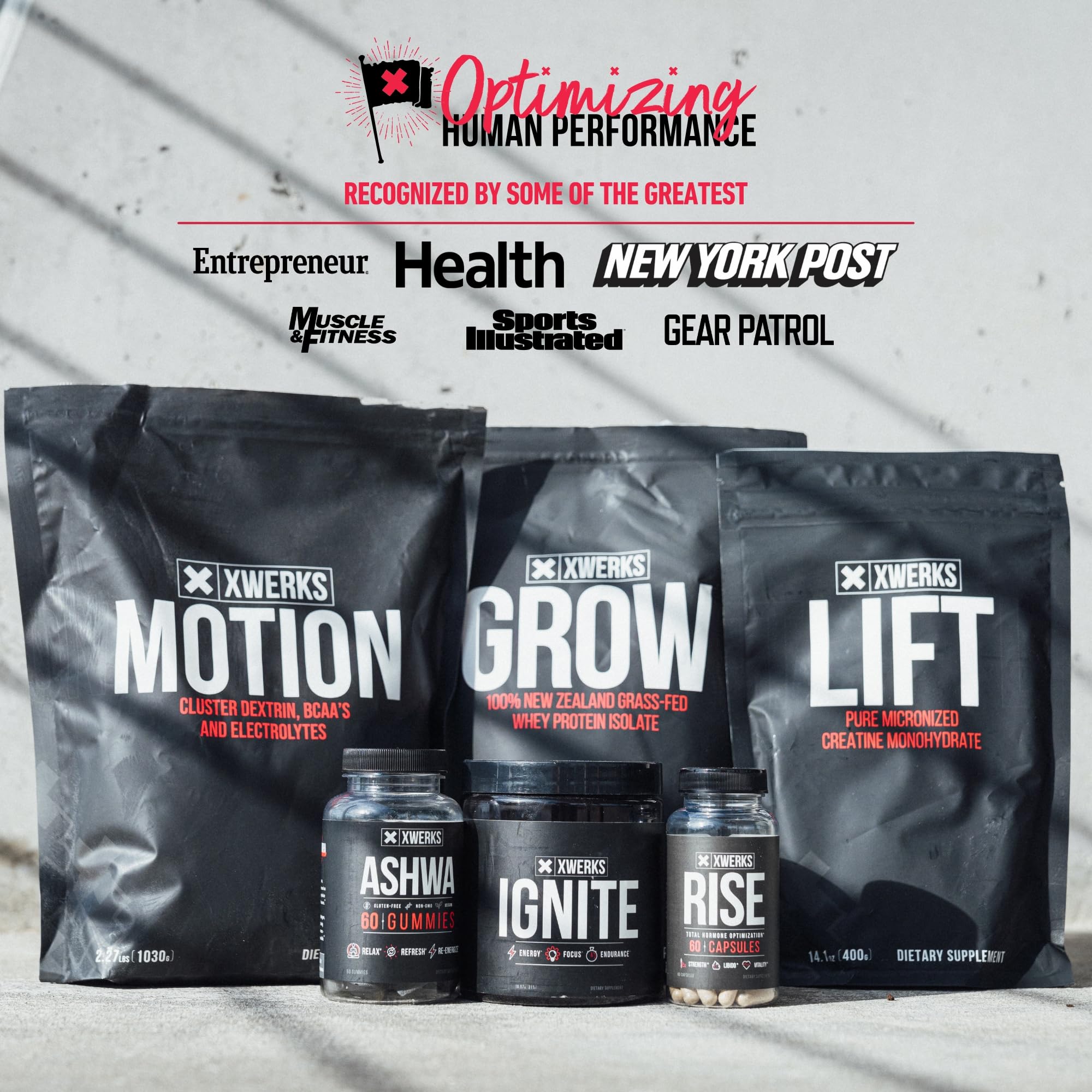 XWERKS Grow fórmula limpia, sin soja ni gluten, apta para dietas