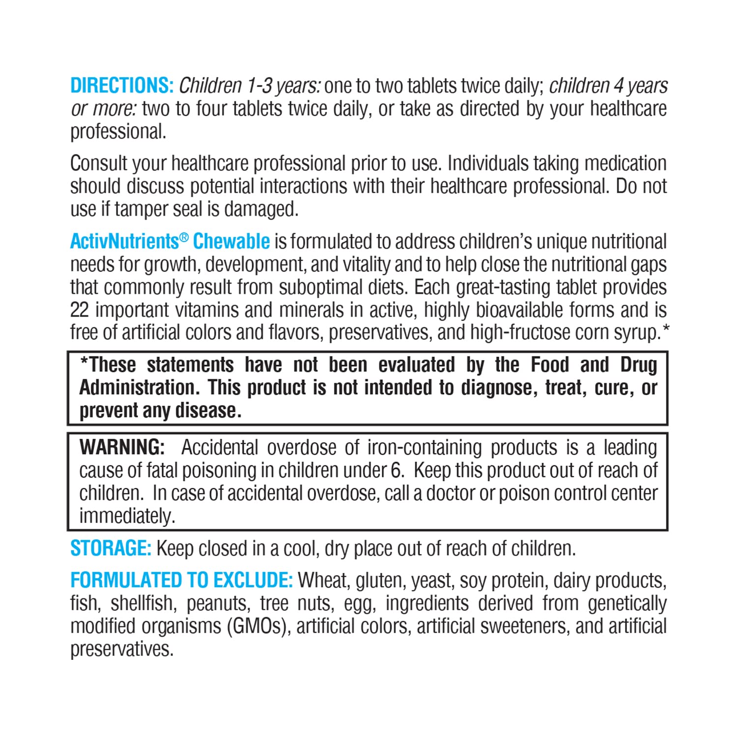 XYMOGEN ActivNutrients bottle and tablets highlight chelated minerals