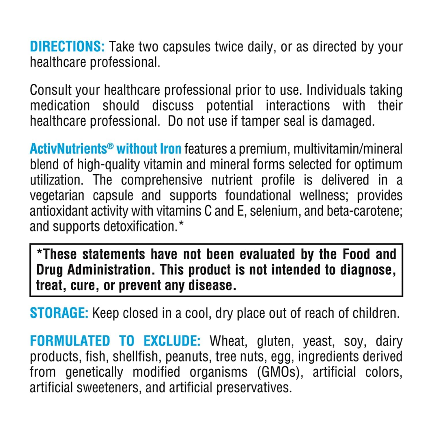XYMOGEN ActivNutrients bottle with glass illustrating easy daily intake.