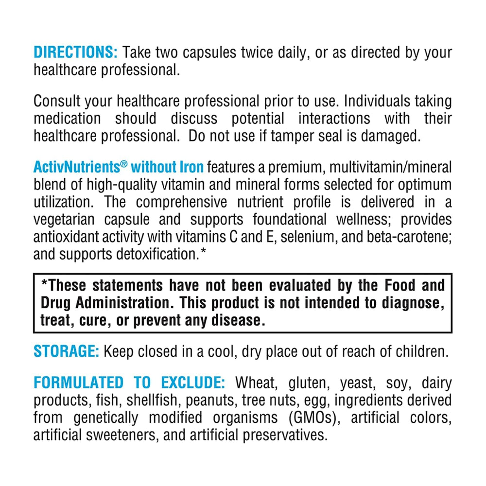 XYMOGEN ActivNutrients bottle with glass illustrating easy daily intake.