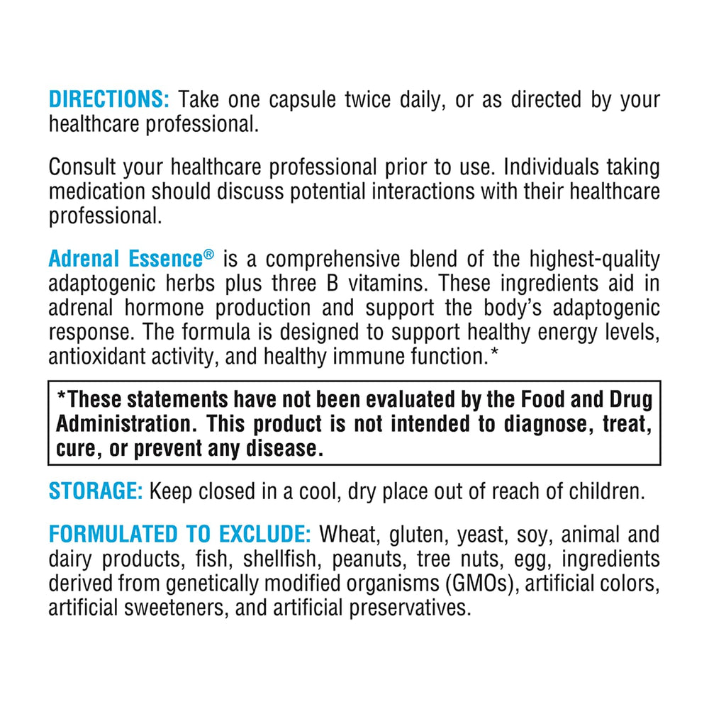 Xymogen Adrenal Essence bottle side-view conveys compact, travel-friendly supplement.