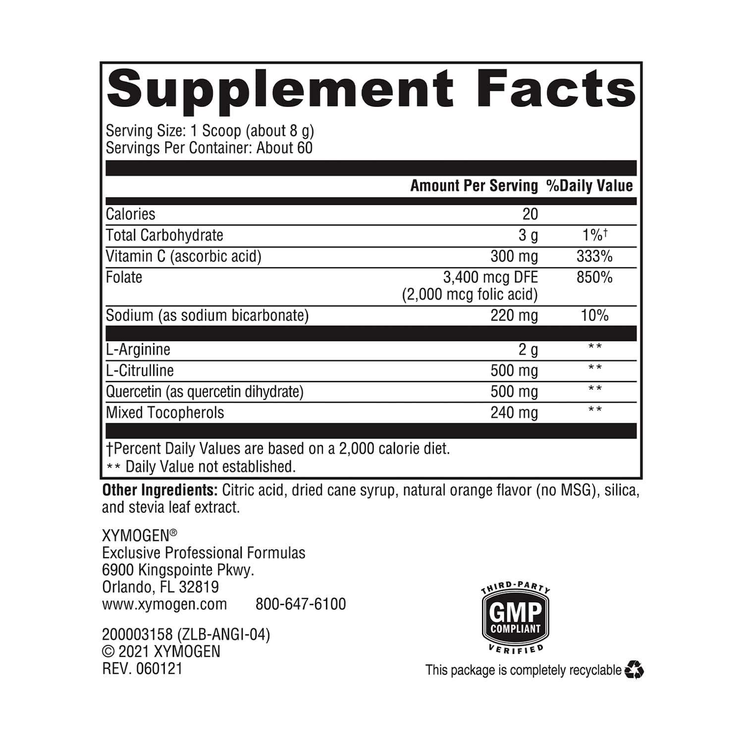 XYMOGEN AngiNOX positioned with athletes during training suggesting support.