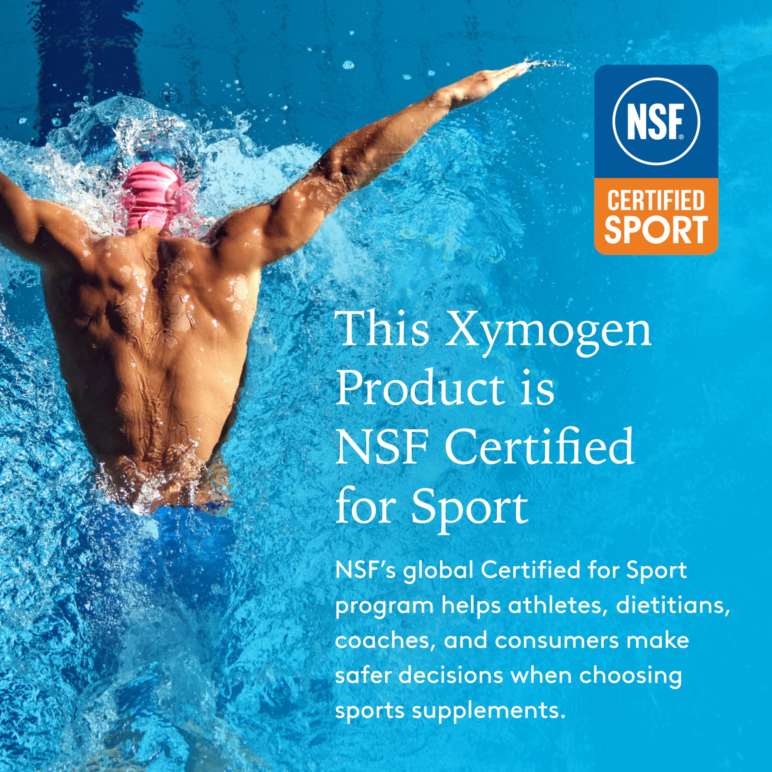 XYMOGEN ATP Ignite bottle pour captures energy and berry flavor when mixed