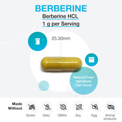 Xymogen Berberine HCL bottle and label showcase a plant-based extract for digestive wellness.
