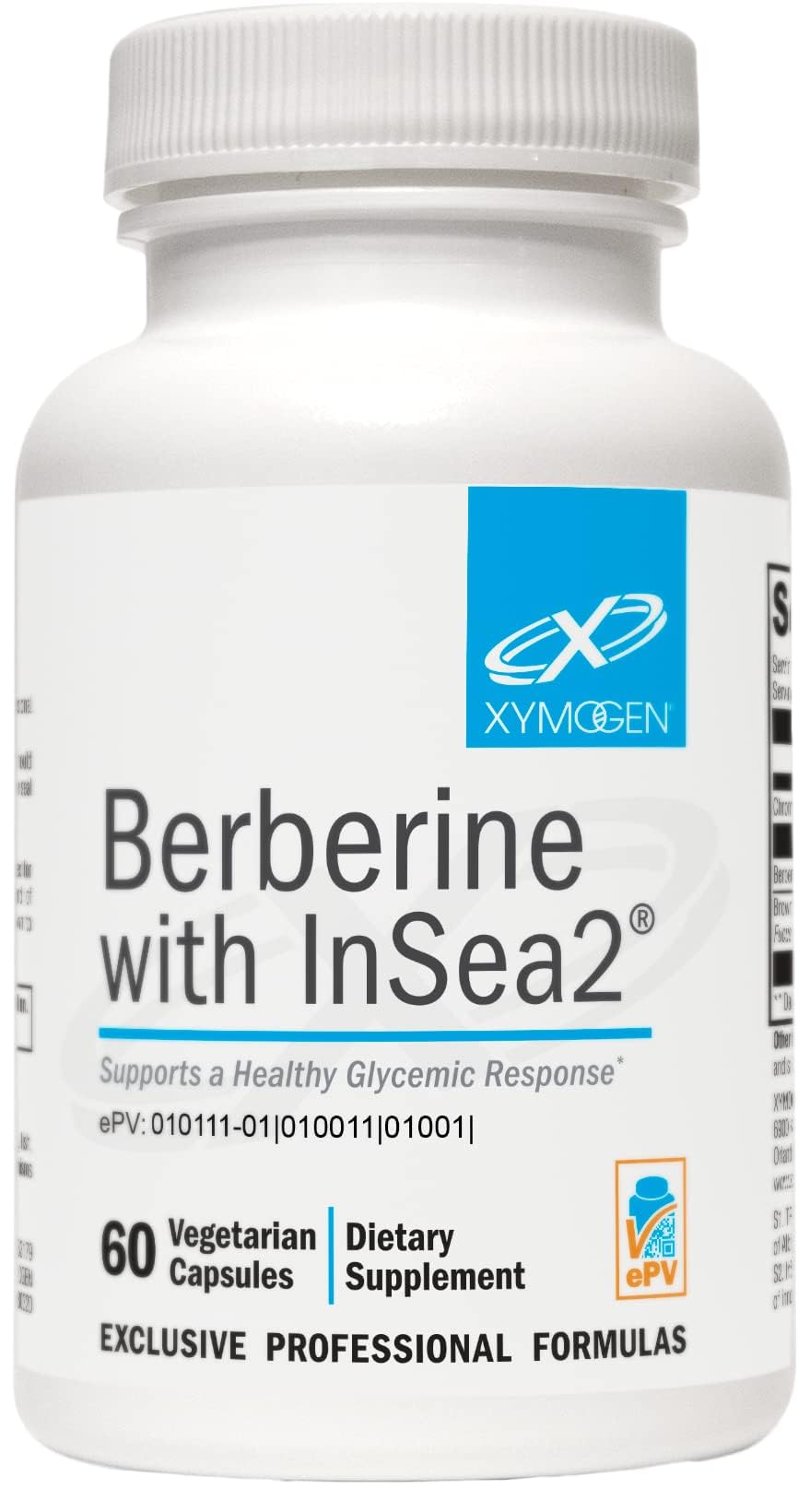 Xymogen Berberine InSea2 bottle promotes daily metabolic balance.