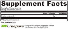 XYMOGEN Creatine powder scoop image emphasizing muscle performance and recovery.