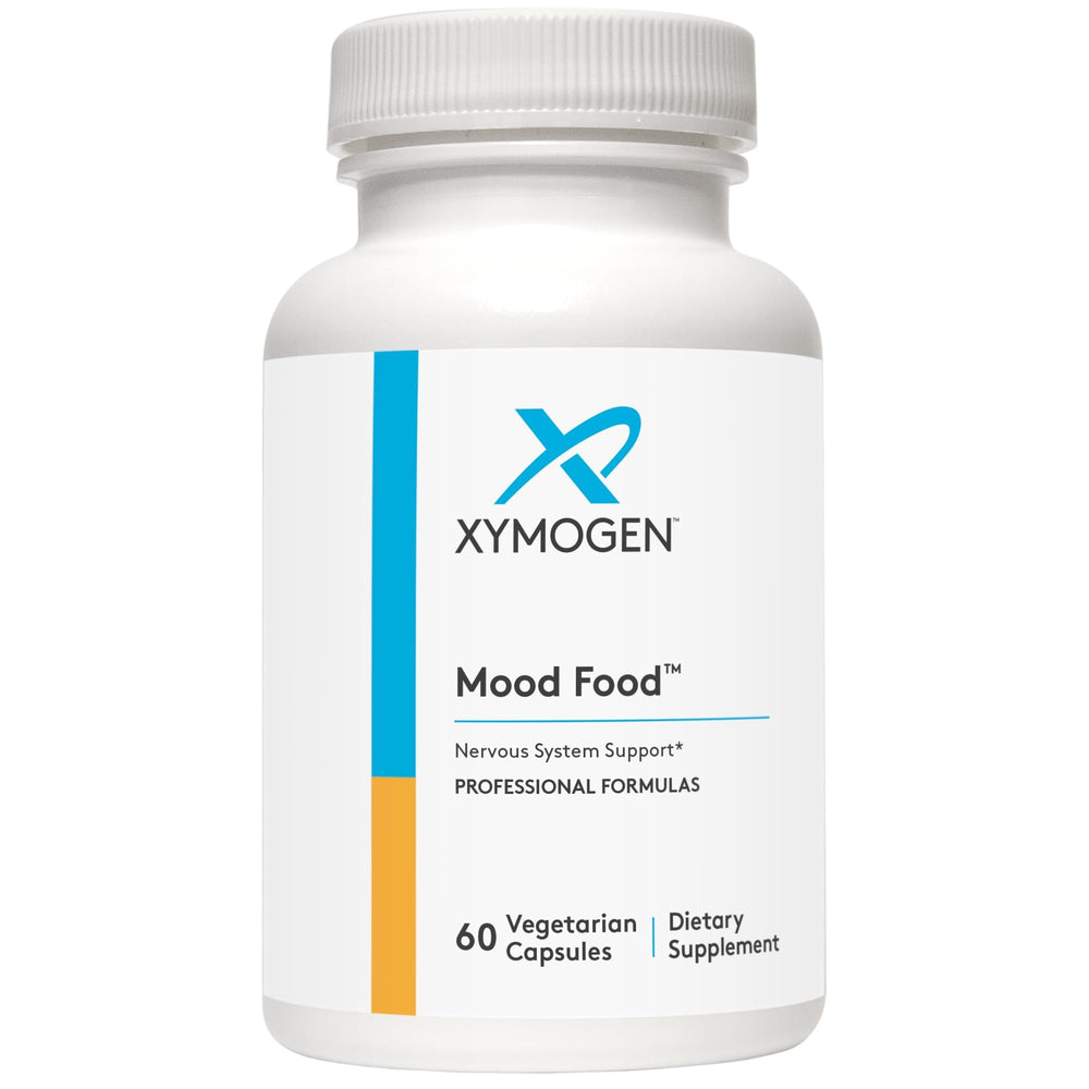 XYMOGEN Mood Food bottle front view for everyday mood support