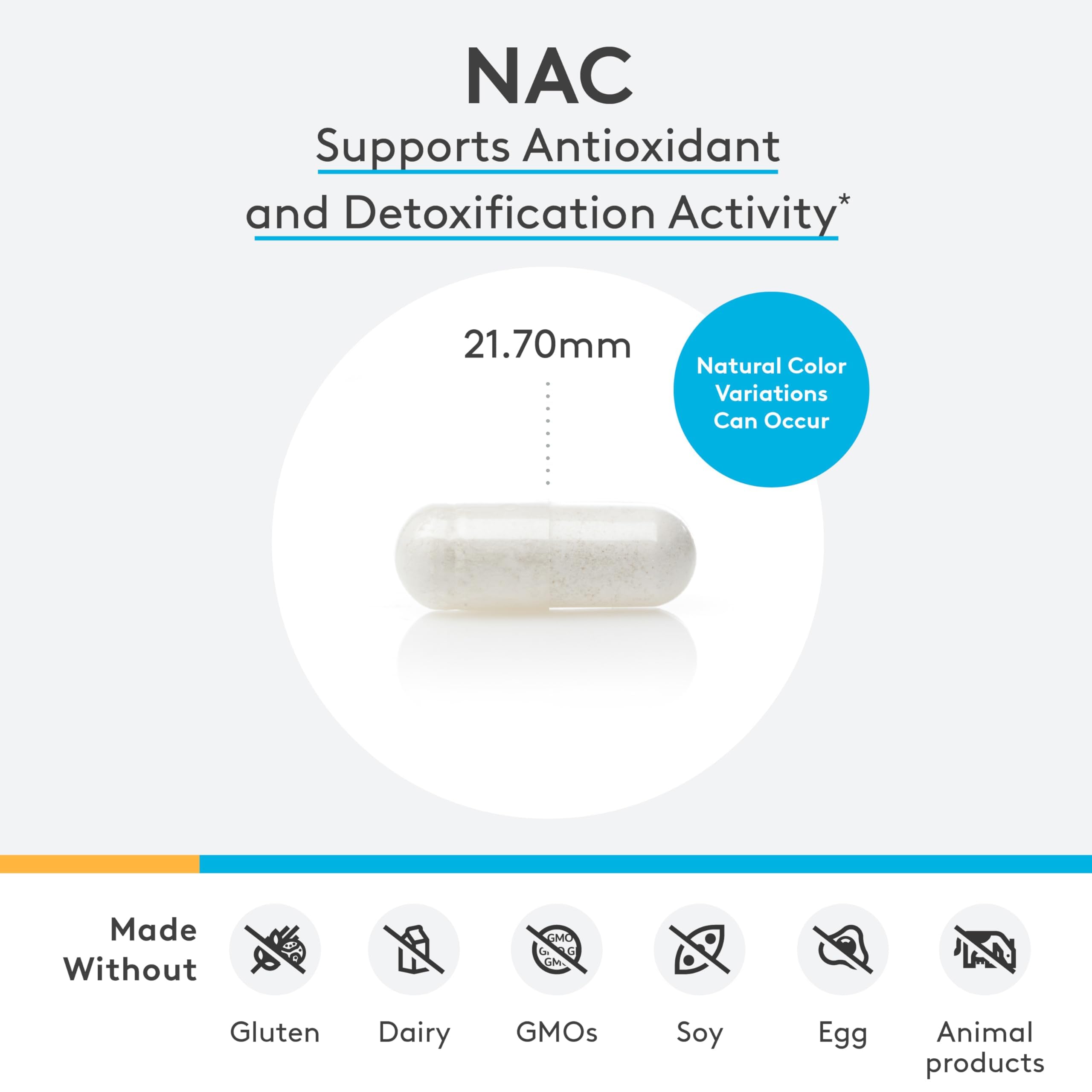 XYMOGEN N-Acetyl-Cysteine 600mg label design highlighting quality.