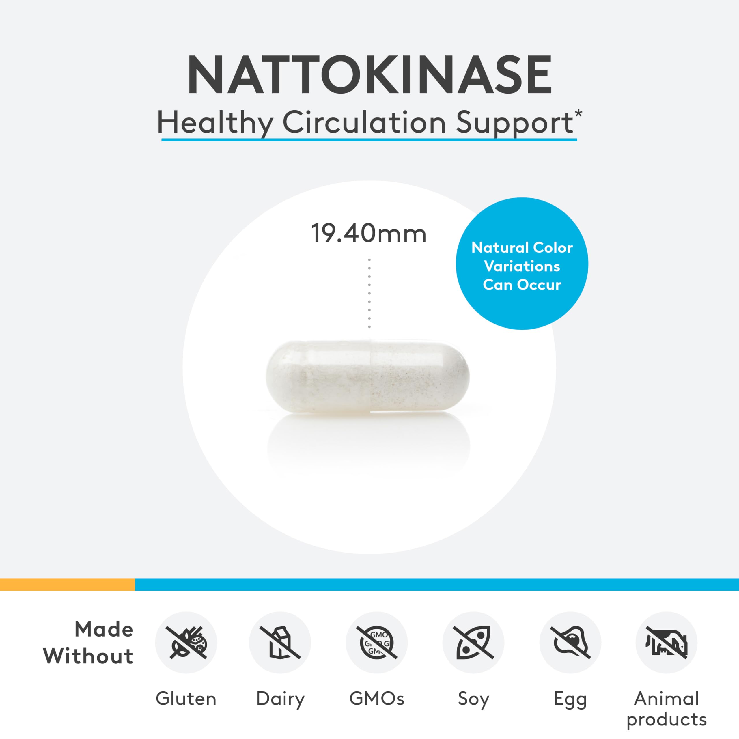 XYMOGEN Nattokinase label detail highlights purity and quality for daily use