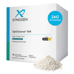 XYMOGEN OptiCleanse GHI bottle front view highlighting gut health support