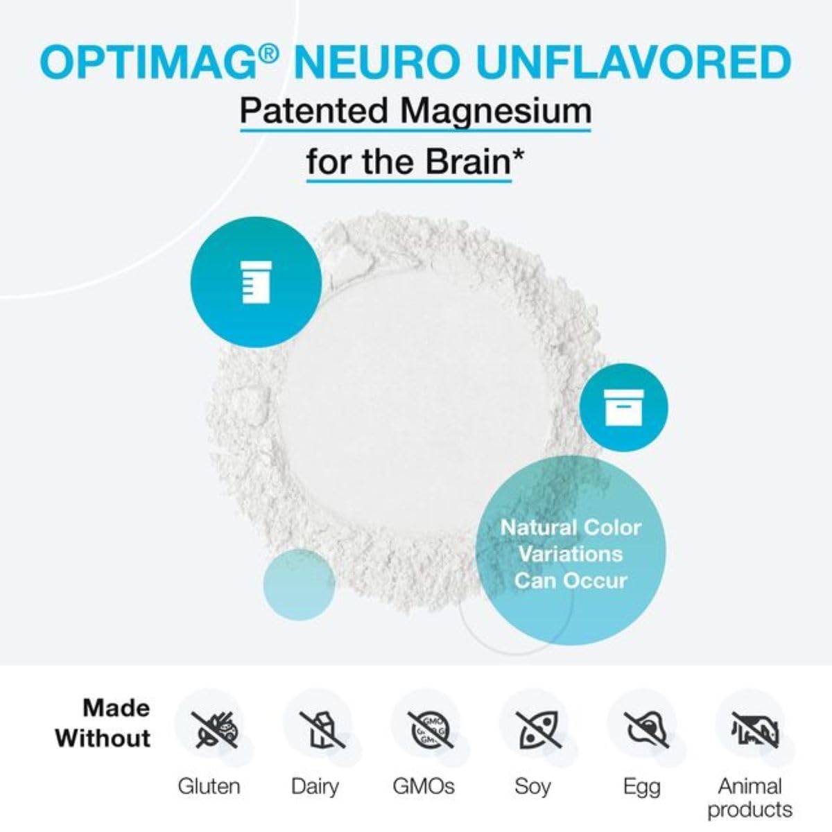 XYMOGEN OptiMag Neuro glass mix shows powder dissolving smoothly