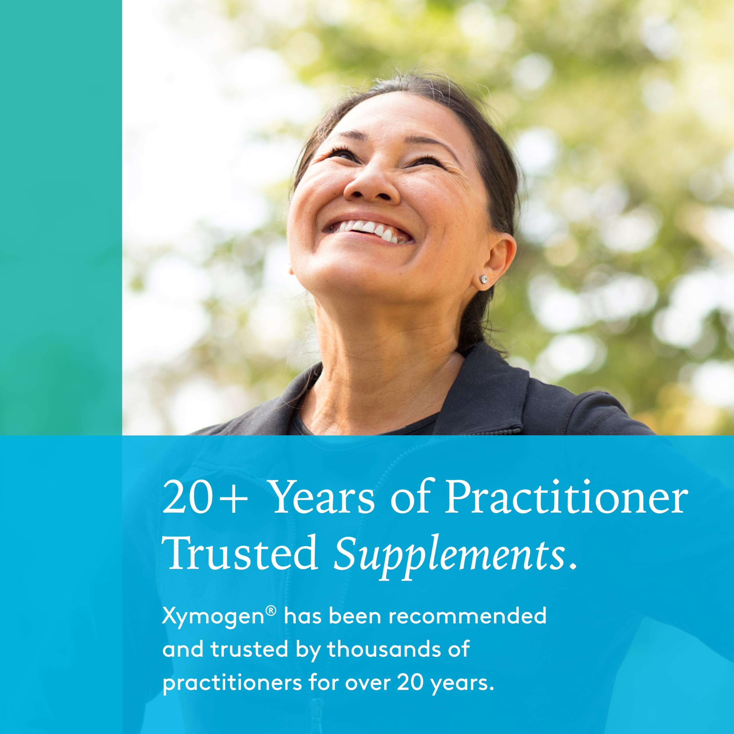 XYMOGEN PepciX capsules close-up emphasizing gentle gut support