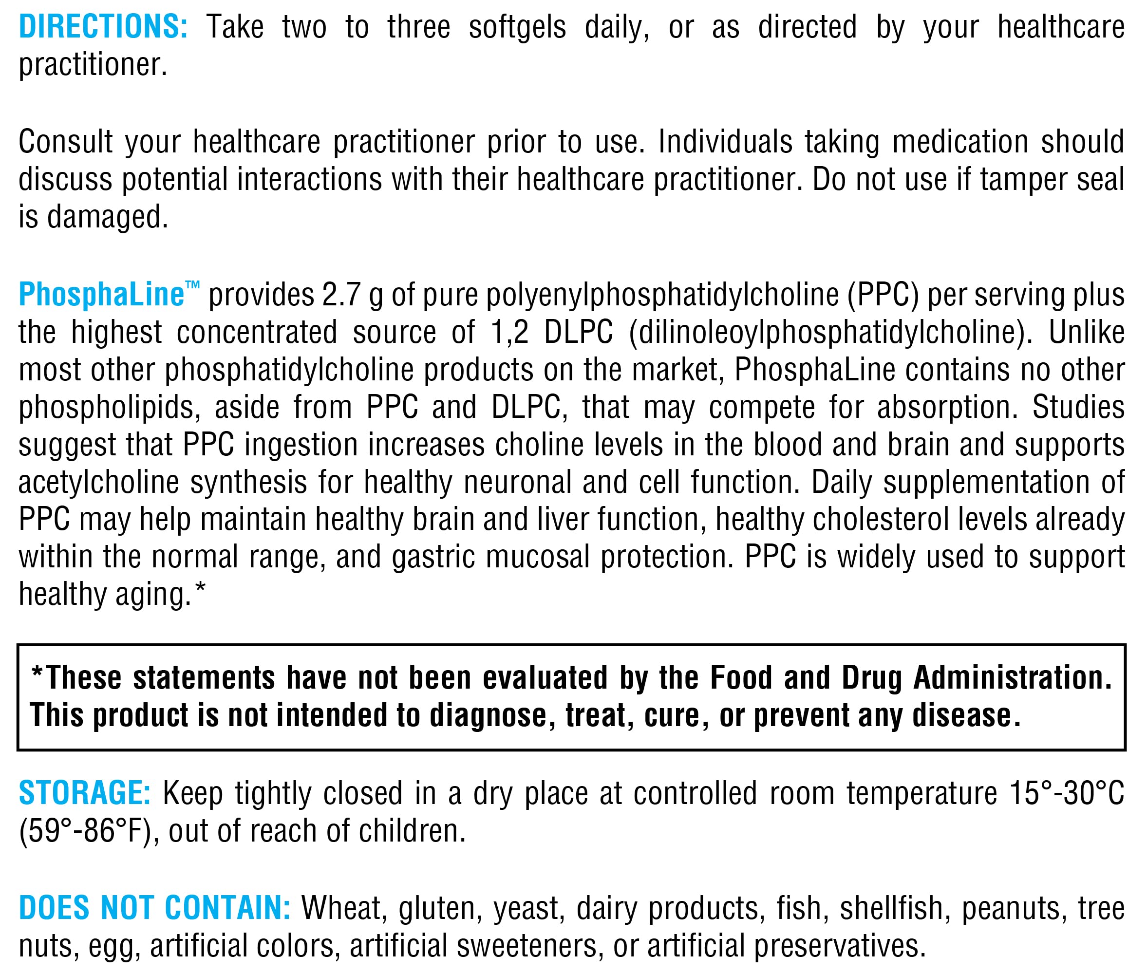 XYMOGEN PhosphaLine box and bottle setup with clean formulation note