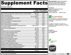 XYMOGEN Prenatal Essentials bottle back label shows 5-MTHF and minerals