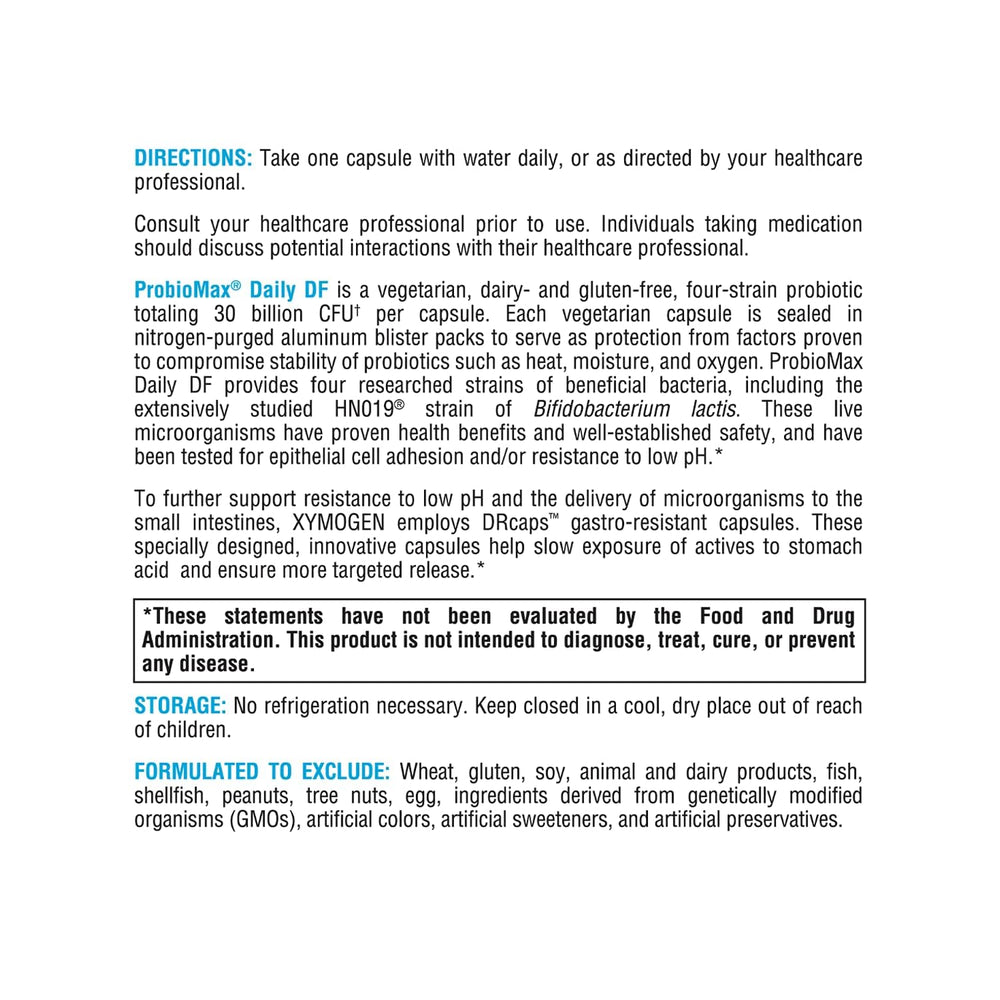 Travel sleeve shows convenient on-the-go ProbioMax Daily 30B probiotic routine.