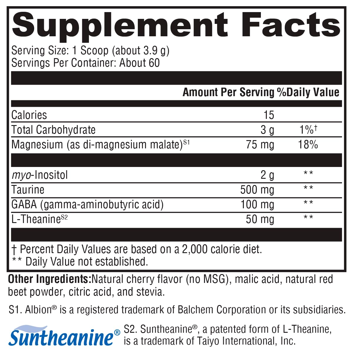 XYMOGEN RelaxMax label shows no artificial colors or GMOs.
