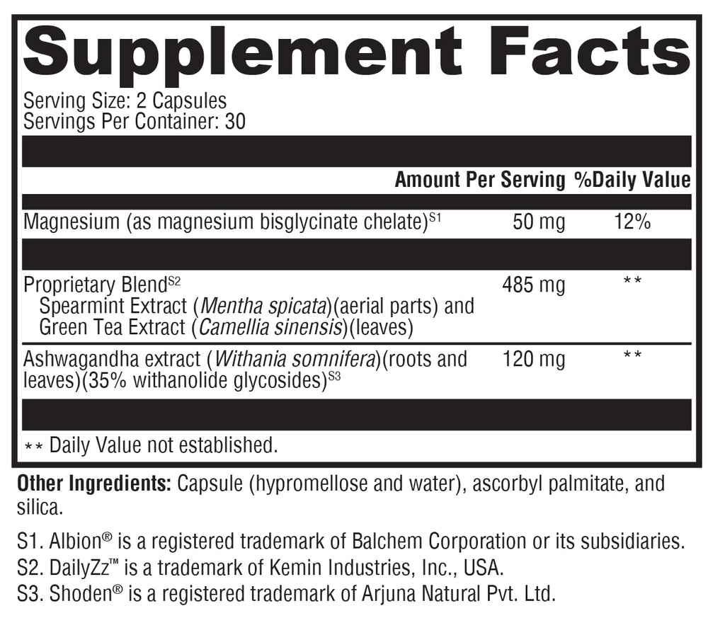 XYMOGEN Sleep & Perform capsules close-up for easy, non-groggy nightly support.