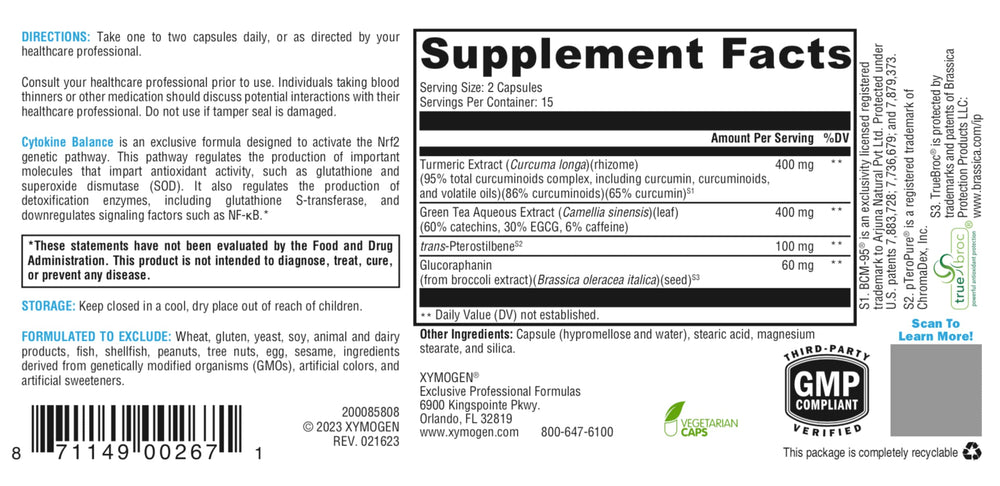XYMOGEN trans-pterostilbene capsules with natural light
