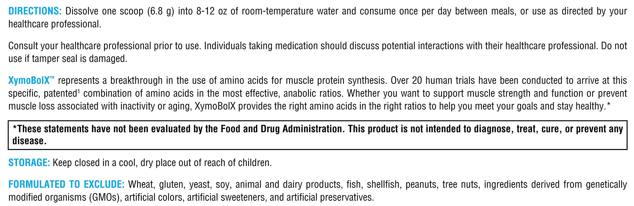 Sample of XymoBolX prepared drink with smooth texture
