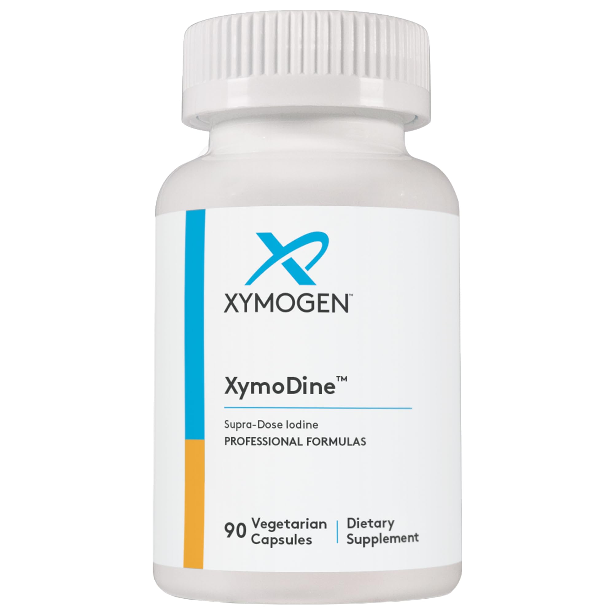 XYMOGEN XymoDine bottle front showing high potency iodine for thyroid support