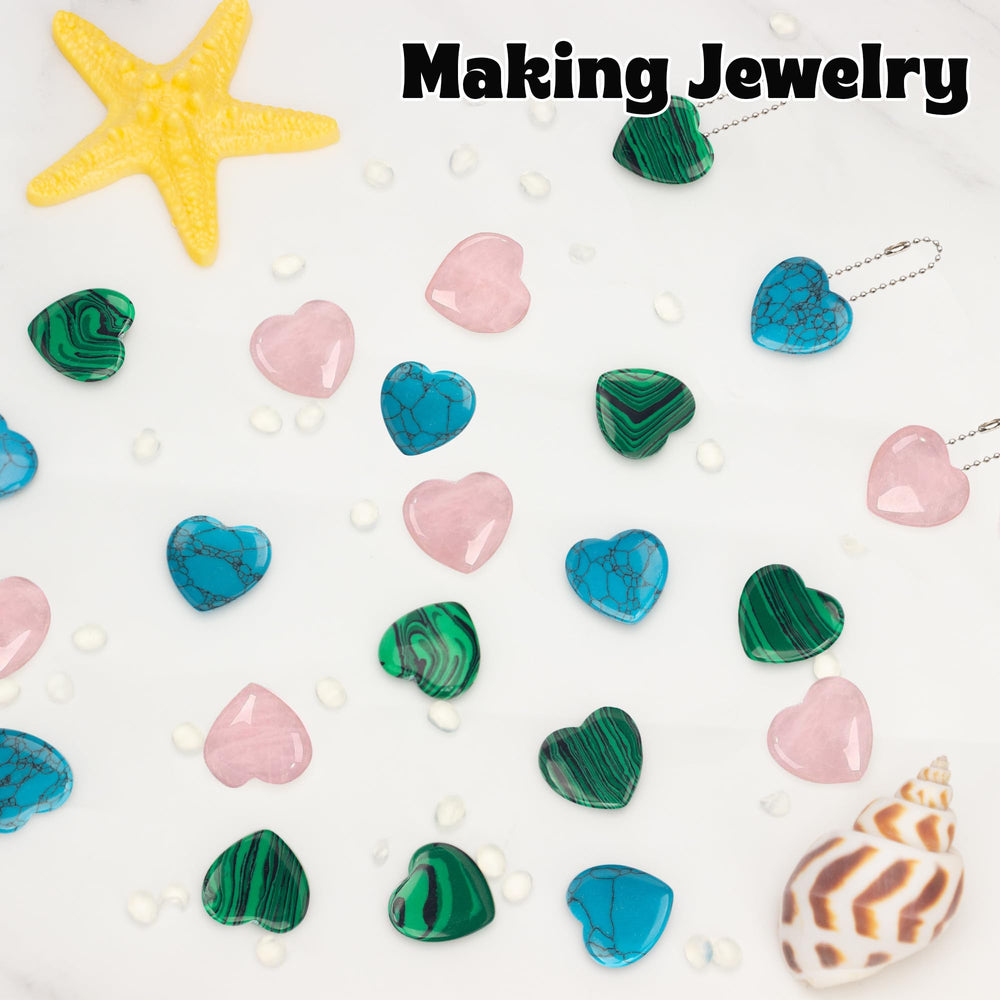 Xyntara 10-piece heart stones provide consistent energy during healing rituals.