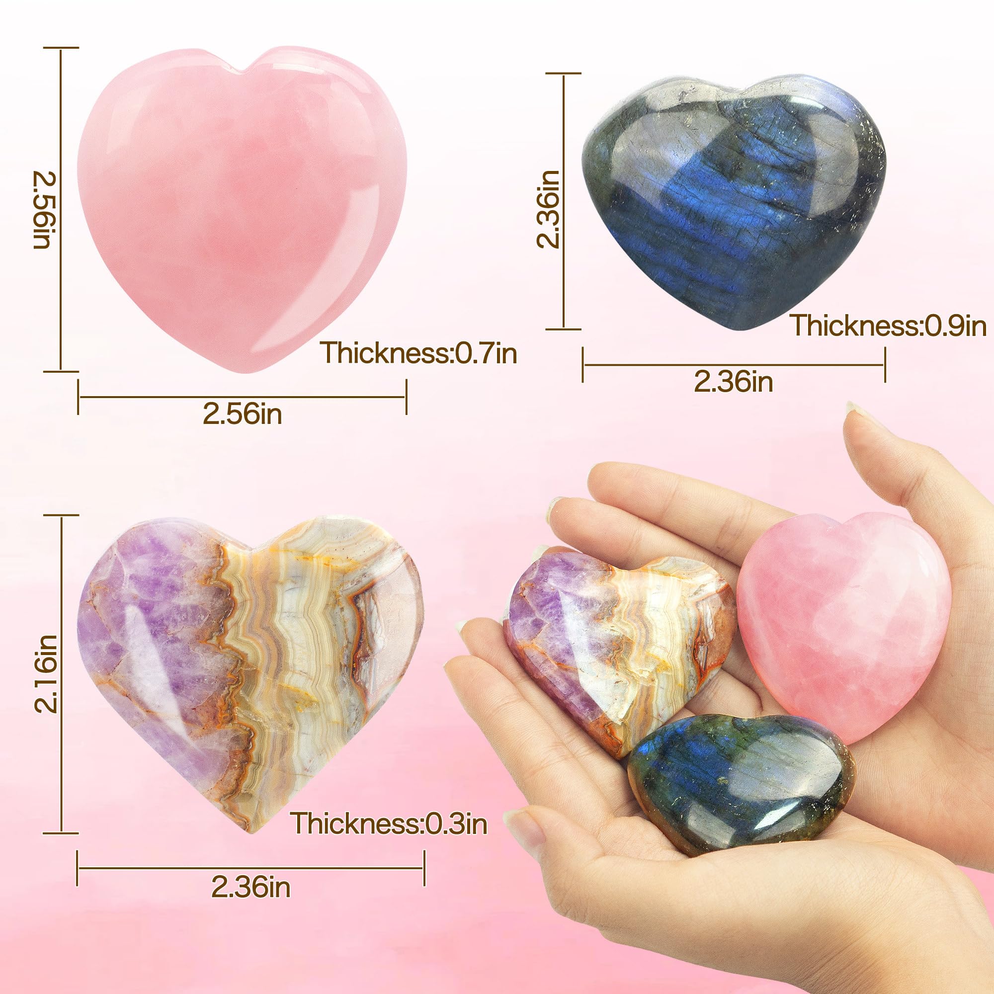Xyntara natural quartz worry stone for anxiety, palm-sized tool for focus and grounding.