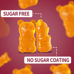 YAAHARO Berberine Cinnamon Gummies sugar-free label emphasizes flavor without sugar