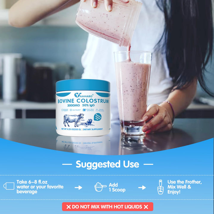 Grass-fed origin image for YAAHARO Colostrum powder