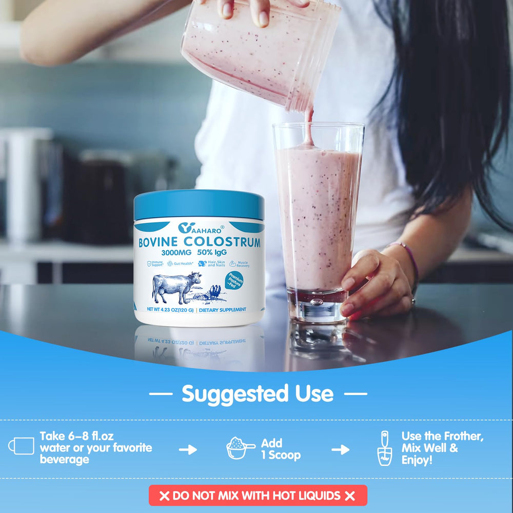 Grass-fed origin image for YAAHARO Colostrum powder