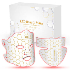 Yahi red light photon facial mask with remote control for easy at-home sessions