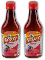 Yahve cherry-flavor emulsion bottle for kid-friendly daily supplementation.
