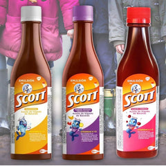 Yahve two-bottle pack of cherry emulsion for family nutrition.