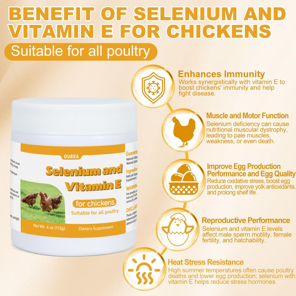 Pour action of Yakucho E+S Poultry Vitality Formula into a feeder for even mix.