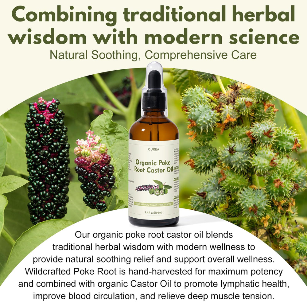 Yakucho oil applied to skin for deep tissue relief during massage.