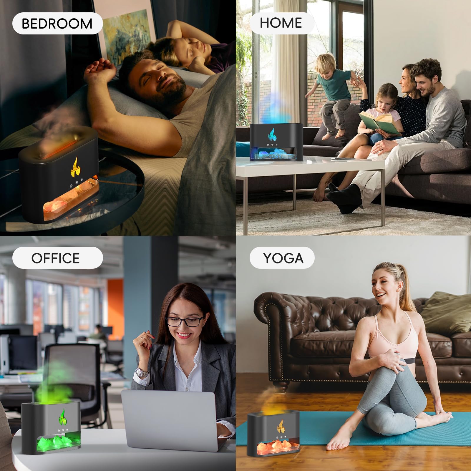 Yaledi color cycle light enhances mood and focus