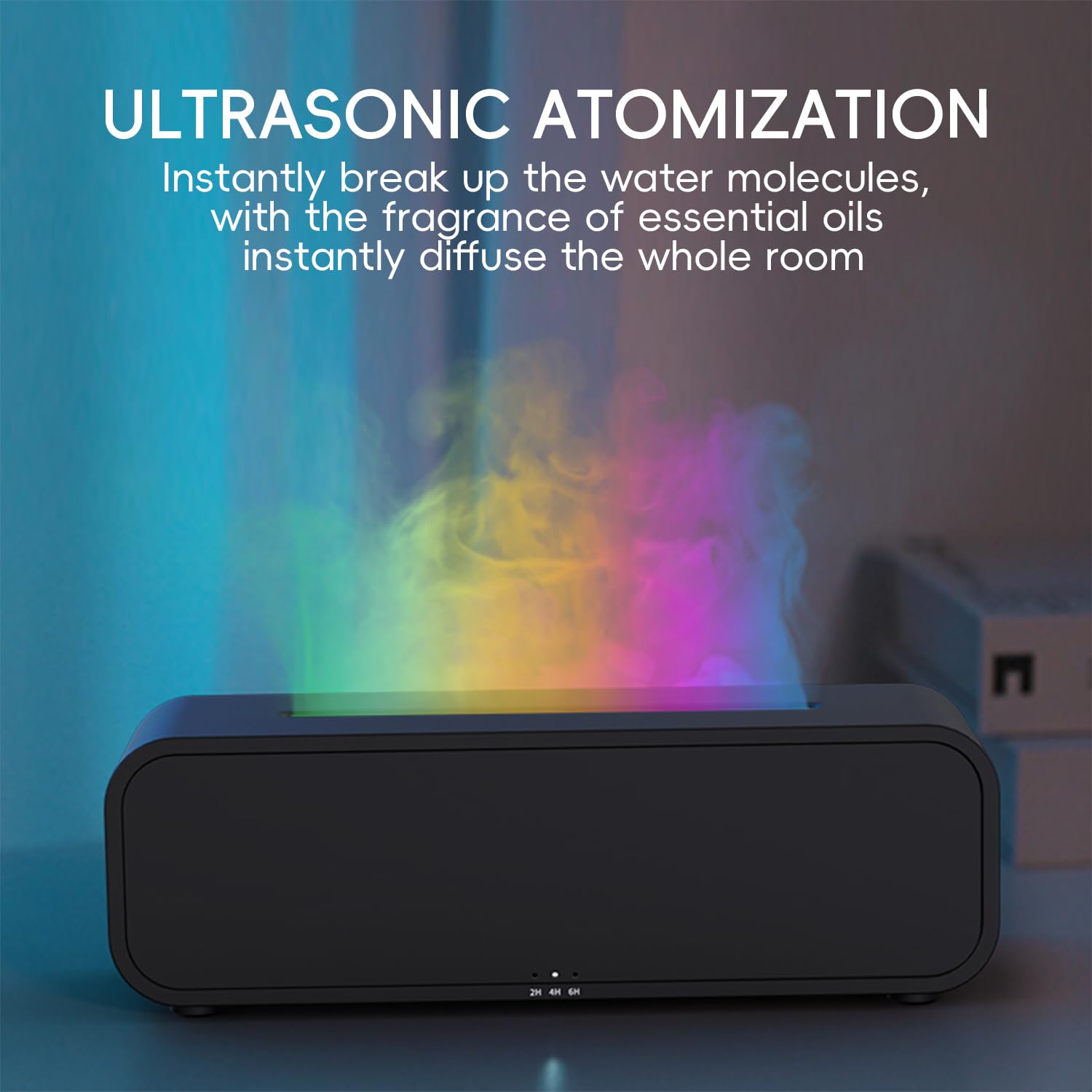 Yaledi diffuser 250ml tank supports long-lasting aroma diffusion.