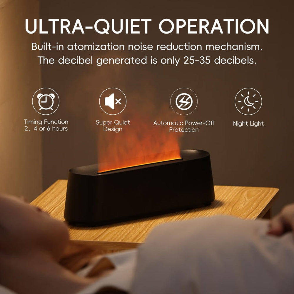 Yaledi diffuser 250ml tank for longer, uninterrupted fragrance diffusion.