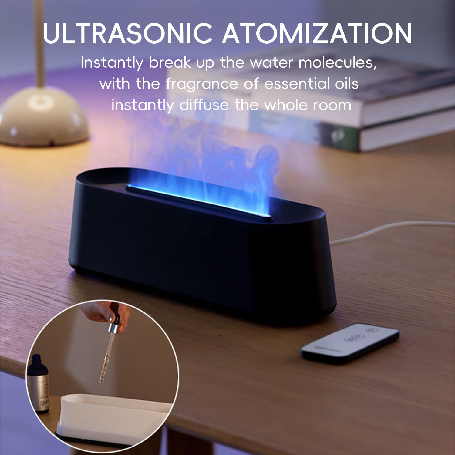 Yaledi diffuser remote control for effortless operation from anywhere.