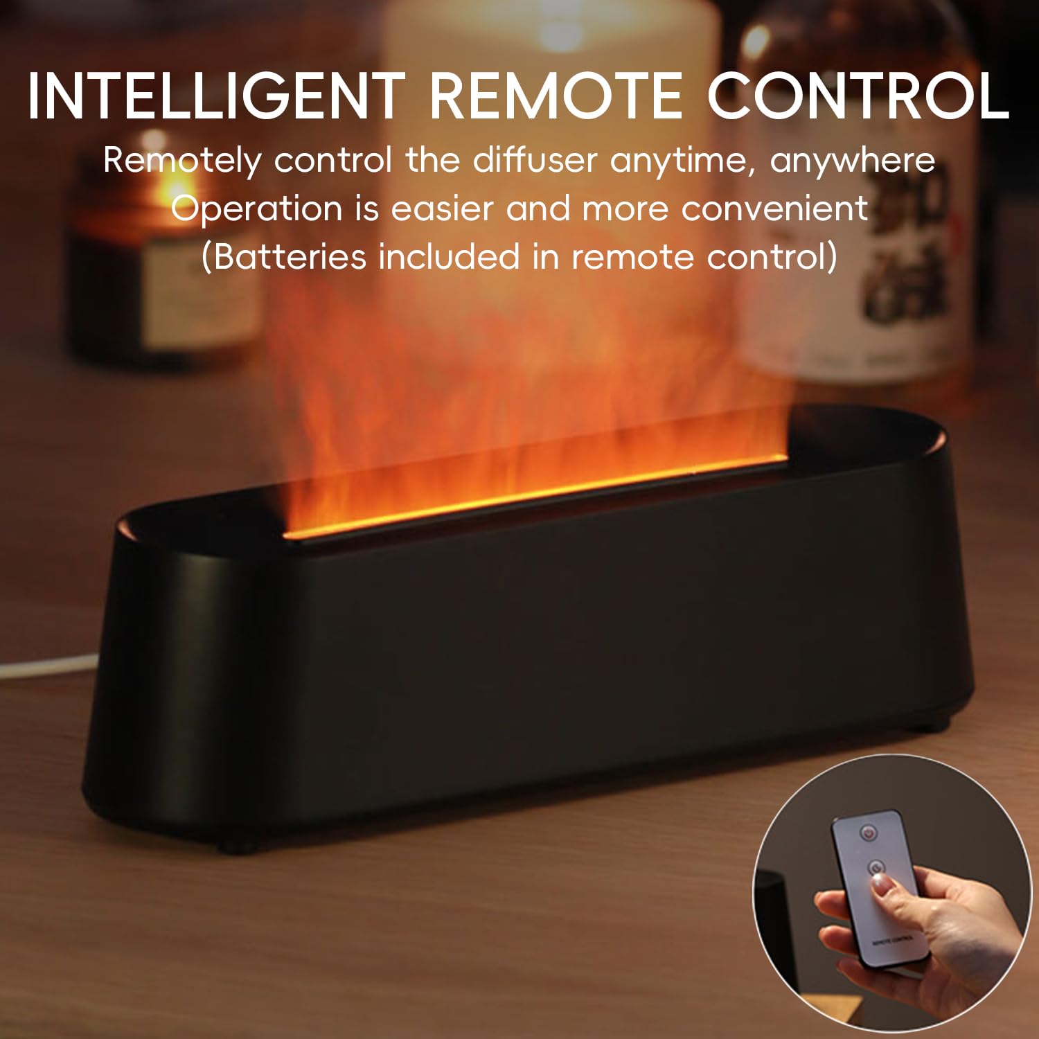 Yaledi diffuser operates quietly for undisturbed rest and focus.