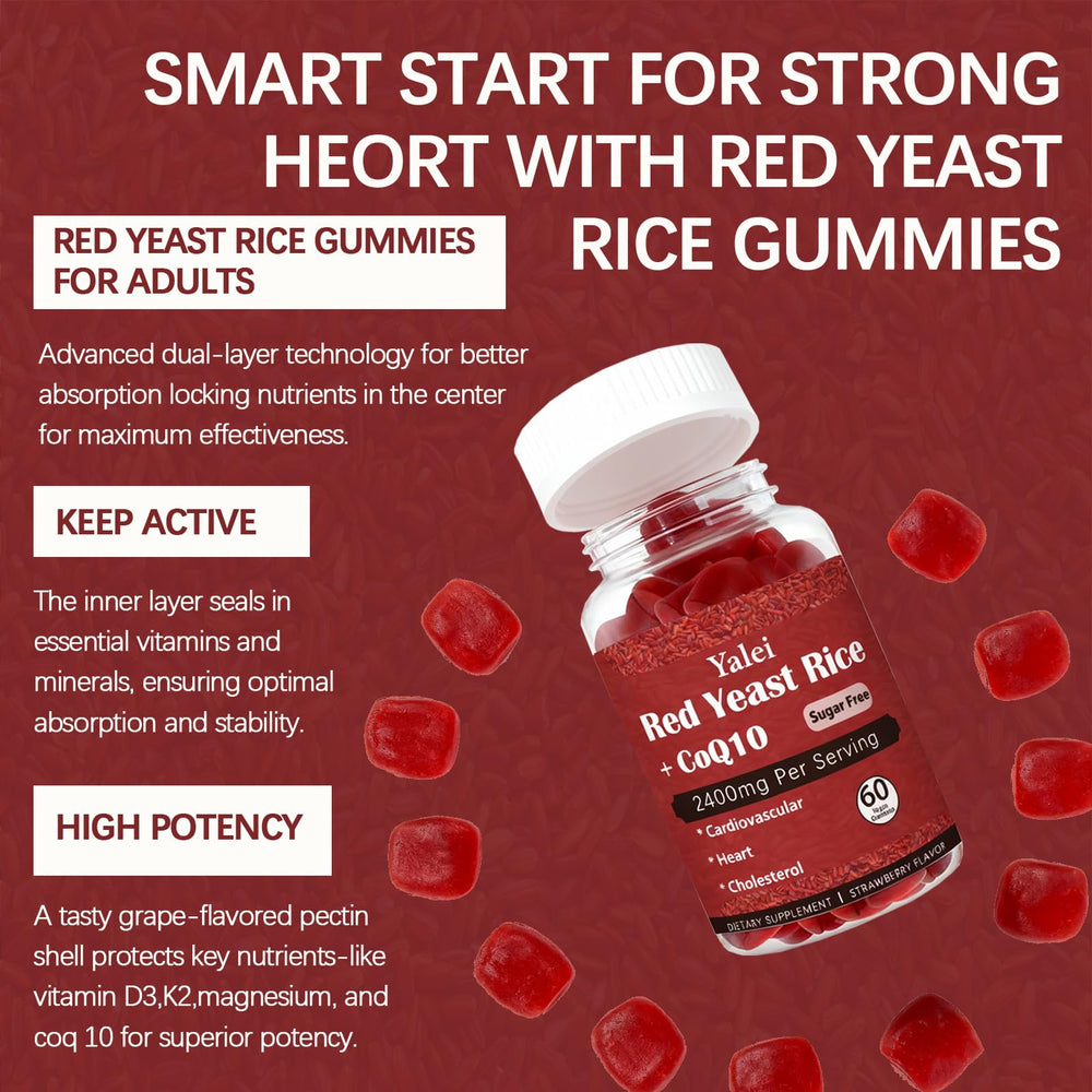 60 gummies box from Yalei, a 30-day supply option.