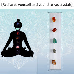 Yalikop selenite plate in a meditation scene creating a calm ambience.