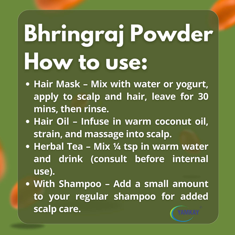 YAMKAY organic Karisalai powder bottle ready for cooking and Ayurvedic blends.