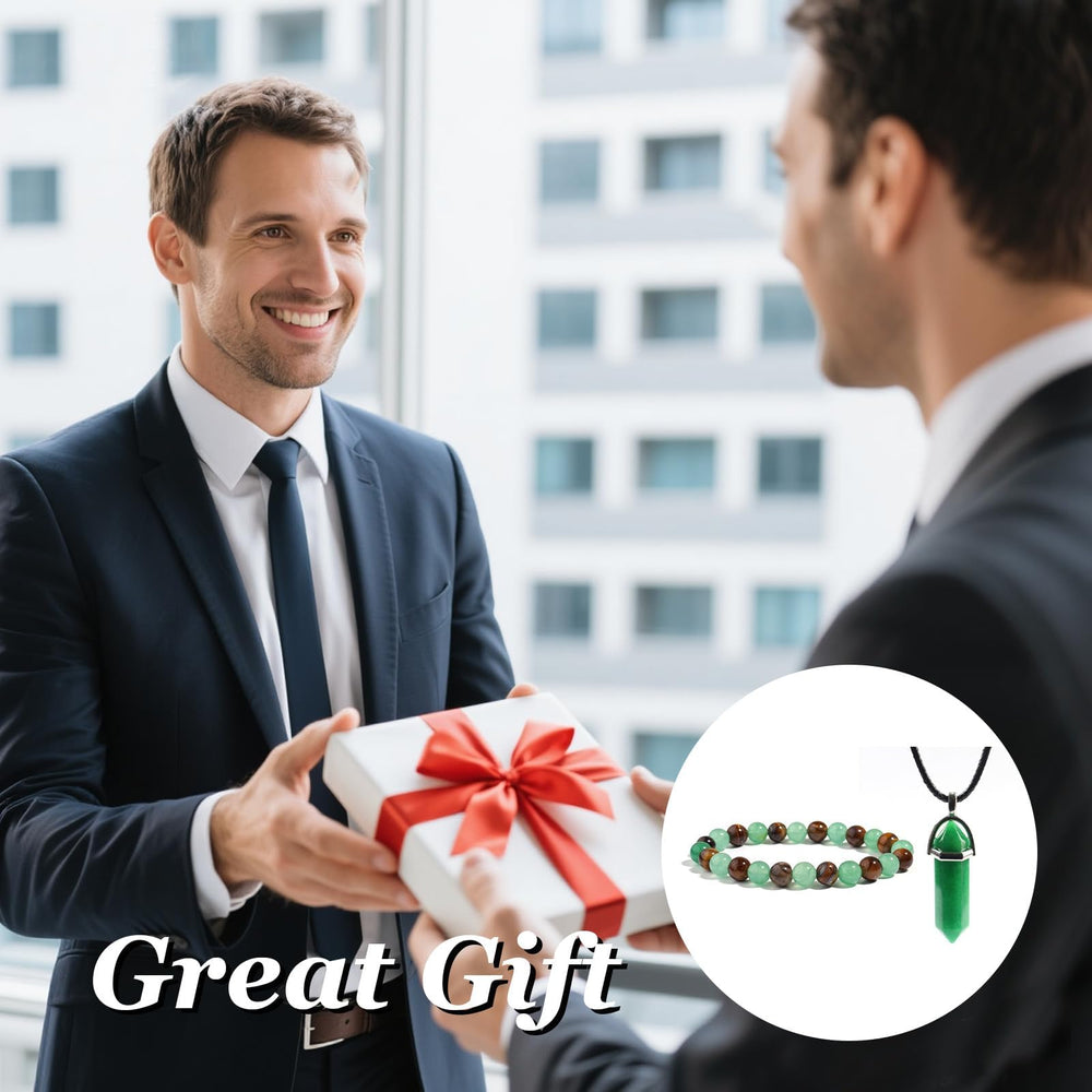 YANCHUN Green jade wealth bracelet on wrist during casual outing