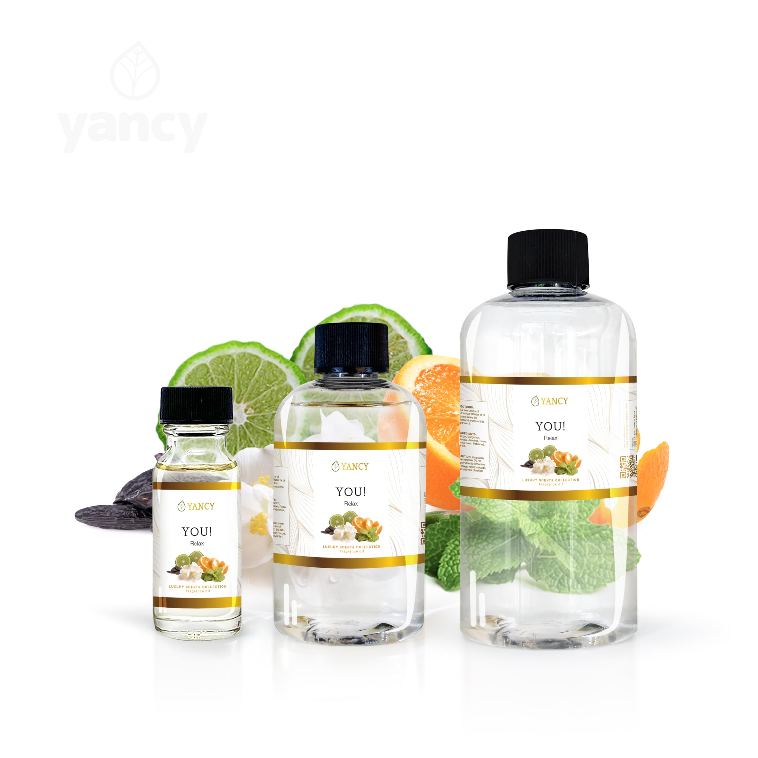 YANCY You Luxury fragrance oil in use with aroma lamp for inviting spaces.