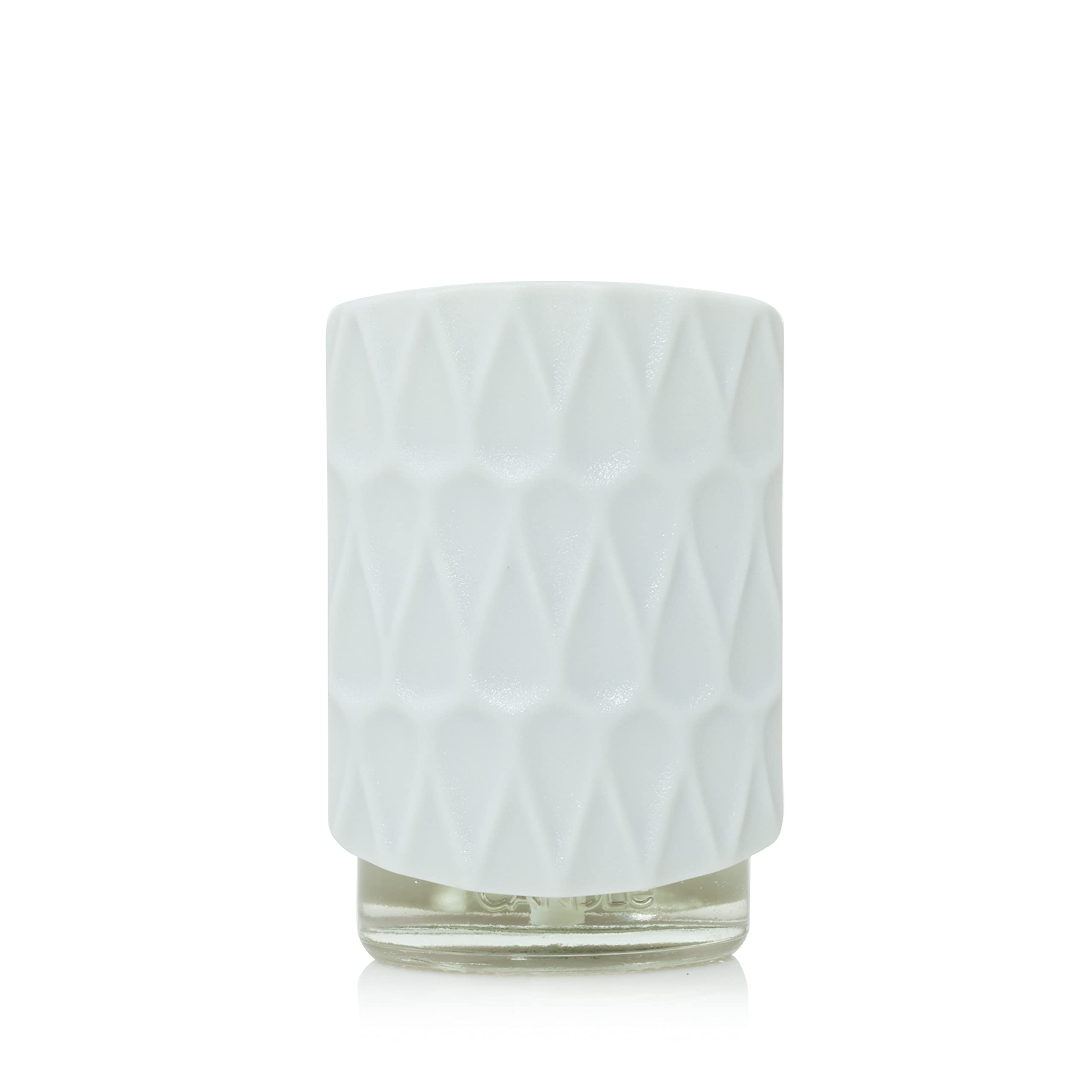 Close up of ScentPlug intensity knob on gray diffuser for customizable fragrance