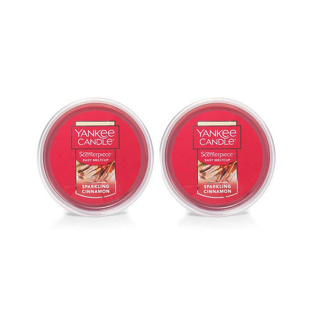 Yankee Candle Sparkling Cinnamon Easy MeltCup for Scenterpiece warmer, lasting cozy aroma.